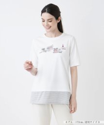 Leilian(レリアン)/Ｔシャツ【Leilian WHITE LABEL】/グレー 