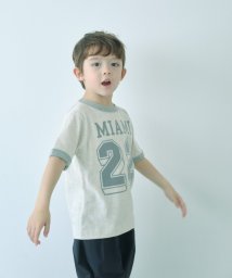 green label relaxing （Kids）(グリーンレーベルリラクシング（キッズ）)/＜Champion＞TJ リンガーTシャツ 110cm－130cm/LT.GRAY