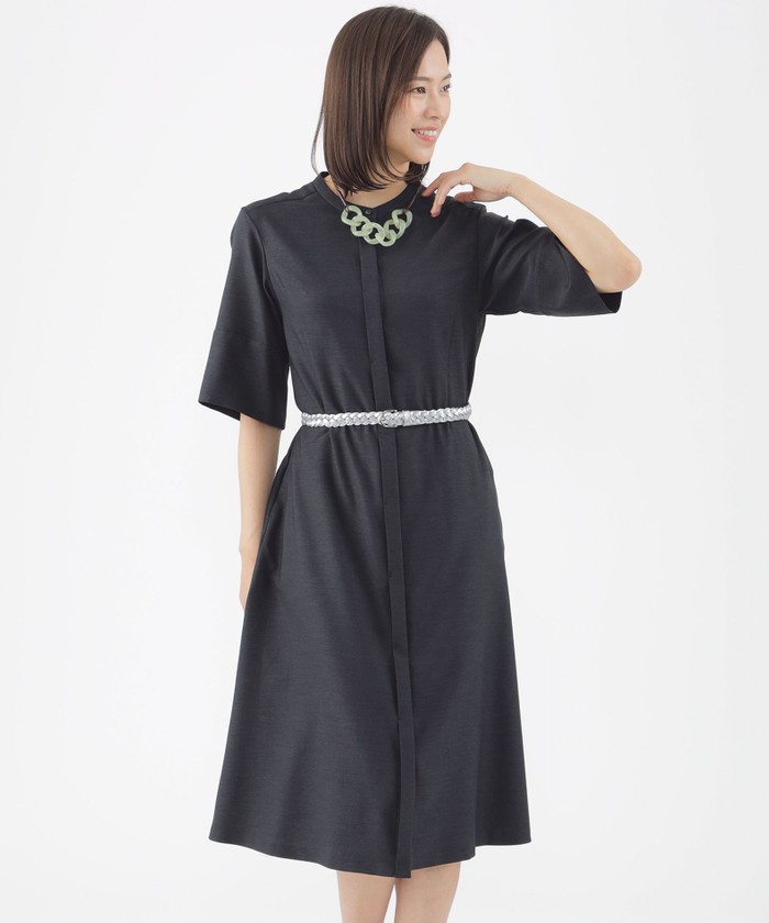 わんぴ WEB・一部店舗限定】シルエットフラワーワンピース(ワンピース