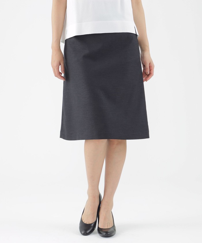 TRANS WORK 美シリーズ ラミーインレーススカート グレー Lace Ladies 総レース ウエストゴム仕様 ロングスカート マキシ