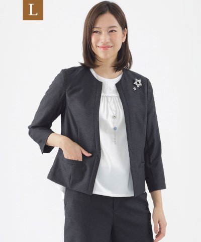 【L】【美シリーズ】【セットアップ対応】【ウォッシャブル】リネンライクブッチャー