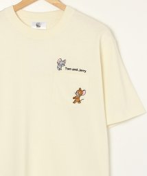 ALWAYS GOOD TIME NEW BASIC STORE/【TOM & JERRY/トムとジェリー】ポケット付き半袖刺繍Tシャツ/506039471