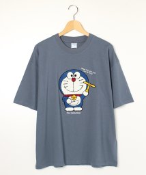 ALWAYS GOOD TIME NEW BASIC STORE(オールウェイグッドタイムニューベーシックストア)/【Doraemon/ドラえもん】サガラ刺繍　ジャイアン/ドラえもん 半袖Tシャツ/ブルー系