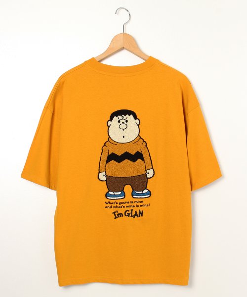 【Doraemon/ドラえもん】天竺サガラ刺繍 半袖クルーネックTシャツ ジャイアン/ドラえもん 人気・おすすめ｜多用途・生活用品におすすめ 口コミ人気 即納 日本国内発送・信頼対応