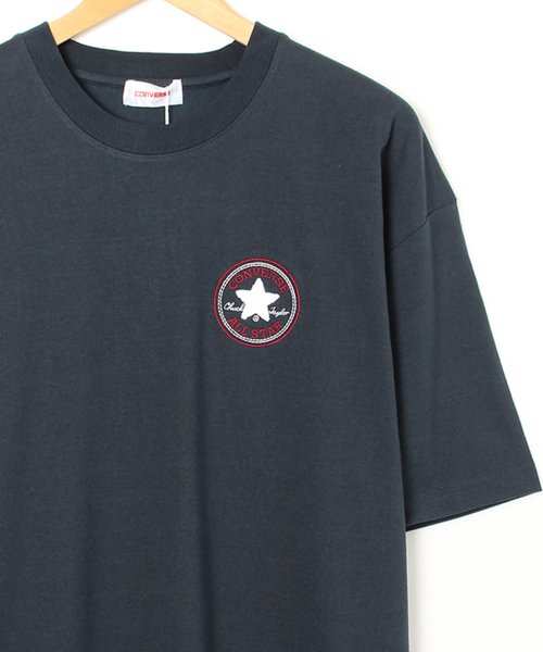 CONVERSE(CONVERSE)/【CONVERSE/コンバース】サガラパッチ半袖Tシャツ/ネイビー