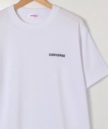 CONVERSE(コンバース)/【CONVERSE/コンバース】鹿の子WFクルーネックTシャツ/ホワイト