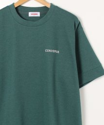 CONVERSE(CONVERSE)/【CONVERSE/コンバース】鹿の子WFクルーネックTシャツ/ブルーグリーン