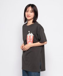 NICE CLAUP OUTLET/サメポップコーン発泡プリントTシャツ/506047807