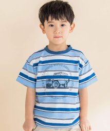 Noeil aime BeBe/ボーダーサファリカーBIGTシャツ(80~130cm)/506048350