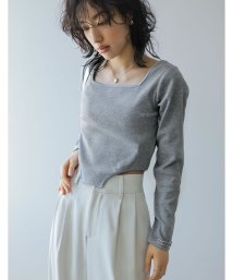 Re:EDIT/[2024SS COLLECTION]ストレッチリブハイレグトップス/506051768