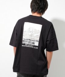 RAT EFFECT(ラット エフェクト)/CLIMBING転写BIG Tシャツ/ブラック