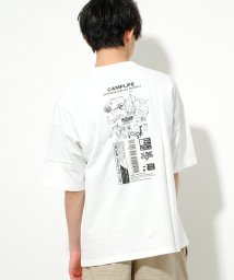 RAT EFFECT(ラット エフェクト)/CAMP LIFE BIG Tシャツ/オフホワイト