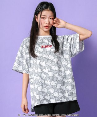 ZIDDY/【 ニコ☆プチ 掲載 】【ハローキティ×ZIDDY】総柄BIGTシャツ(130~/506053917