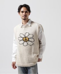 BEAVER/MacMahon Knitting Mills  別注Peace&Flower Vest/506054114