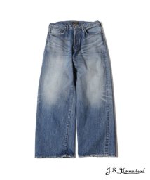 J.S Homestead/【J.S.Homestead】AGING WASHED DENIM 5P PANTS/506054272