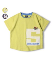 Crescent(クレセント)/【子供服】 crescent (クレセント) ビッグロゴプリント半袖Tシャツ 80cm～130cm N32806/イエロー