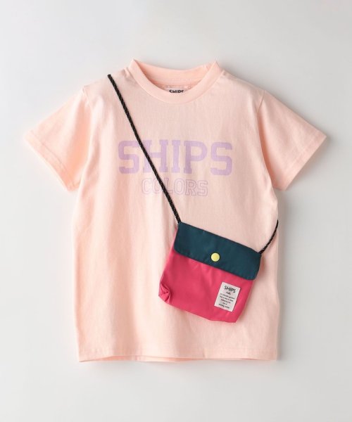 SHIPS Colors  KIDS(シップスカラーズ　キッズ)/SHIPS Colors:ボディバッグ TEE(80~130cm)◇/ピンク