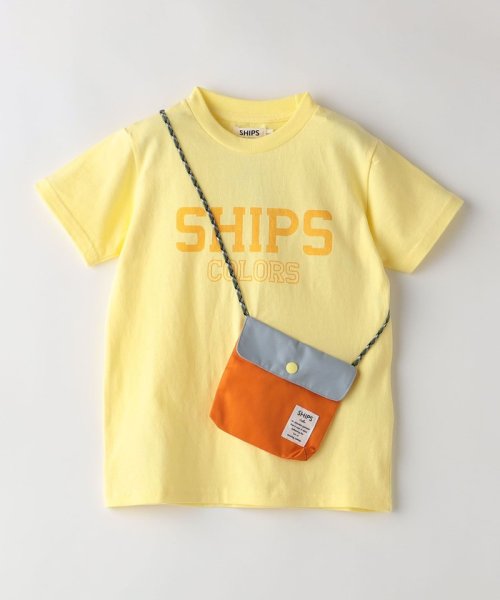 SHIPS Colors  KIDS(シップスカラーズ　キッズ)/SHIPS Colors:ボディバッグ TEE(80~130cm)◇/イエロー