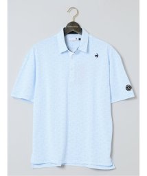 GRAND-BACK/【大きいサイズ】ルコックスポルティフ ゴルフ/le coq sportif GOLF フレンチボーダー総柄 半袖ポロシャツ/506054486