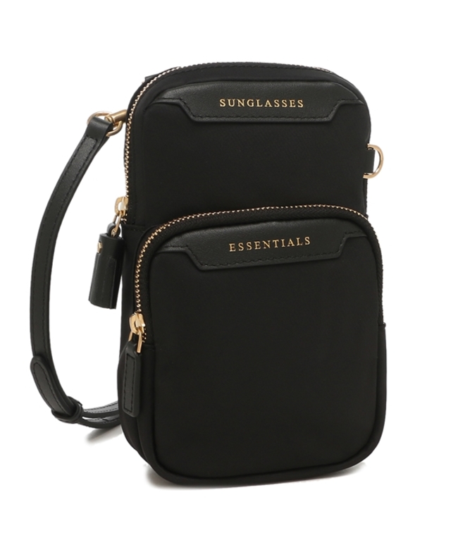 ANYA HINDMARCH＊エッセンシャルズボディバッグ／ブラック - バッグ