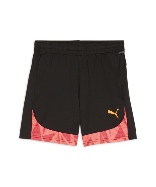 PUMA(PUMA)/キッズ サッカー INDIVIDUAL ファイナル ショーツ 120－160cm/PUMABLACK-SUNSETGLOW