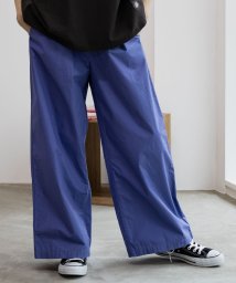 MAC HOUSE(women)(マックハウス（レディース）)/Dickies ディッキーズ コットンダンプワイドパンツ 4287－1412/ネイビー