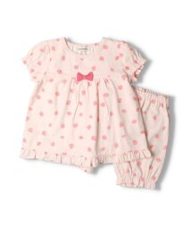 Kids Foret(キッズフォーレ)/【子供服】 Kids Foret (キッズフォーレ) イチゴ柄半袖パジャマ・ルームウェア 90cm～140cm B33703/ピンク