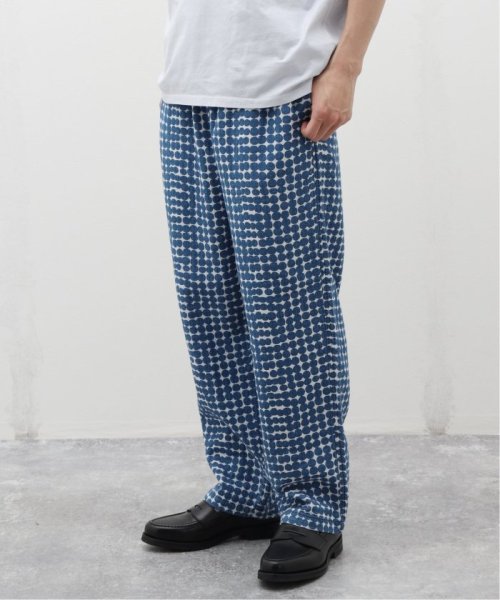 EDIFICE(エディフィス)/TATAMAS(タタマス) Dot jacquard pants/ブルー