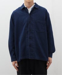 EDIFICE(エディフィス)/TATAMAS(タタマス) Indigo dobby shirt/ブルー