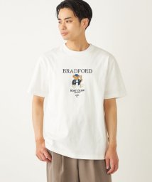 SHIPS Colors  MEN(シップスカラーズ　メン)/SHIPS Colors:TeddyBear(R) プリント & ステッチ TEE◇/オフホワイト