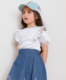 anyFAM（KIDS）/オン・オフショルダー ボーダー Tシャツ/506055392