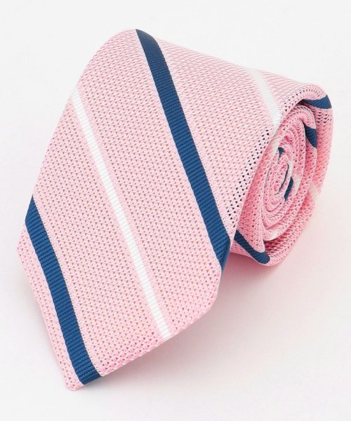 【JAPANESE SILK FRESCO TIE COLLECTION】マルチストライプ ネクタイ 