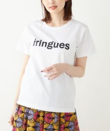 SHIPS Colors WOMEN/SHIPS Colors:FRINGUES ロゴ プリント TEE/506055513