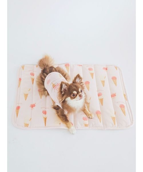 GELATO PIQUE CAT＆DOG(GELATO PIQUE CAT＆DOG)/【CAT&DOG】【販路限定商品】アイス柄COOLマット/PNK