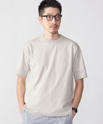 SHIPS MEN(シップス　メン)/SHIPS:〈 洗濯機可能〉18ゲージ ポリエステル ライト リラックス ニット Tシャツ/ライトグレー