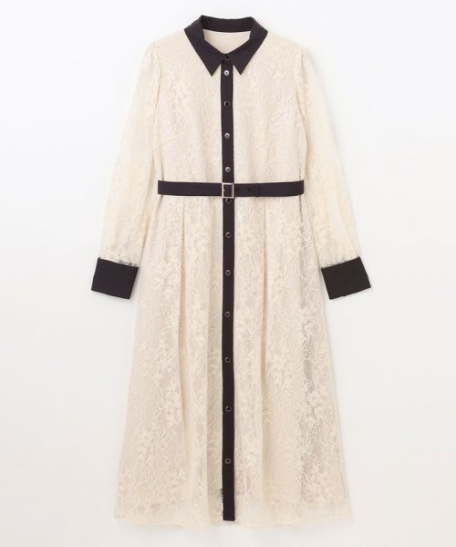 レーススパンコールワンピース 