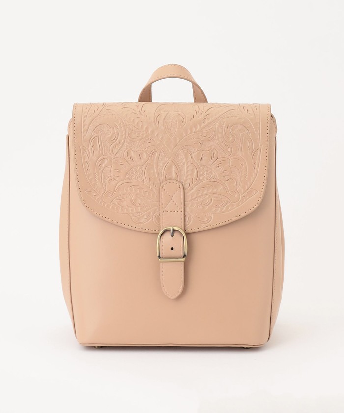 GRACECONTINENTAL Carving Backpack ベージュ F GRACECONTINENTAL Carving Backpack ベージュ F