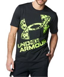 UNDER ARMOUR(アンダーアーマー)/UNDER　ARMOUR アンダーアーマー テック XLロゴ ショートスリーブTシャツ メンズ トッ/ブラック系1