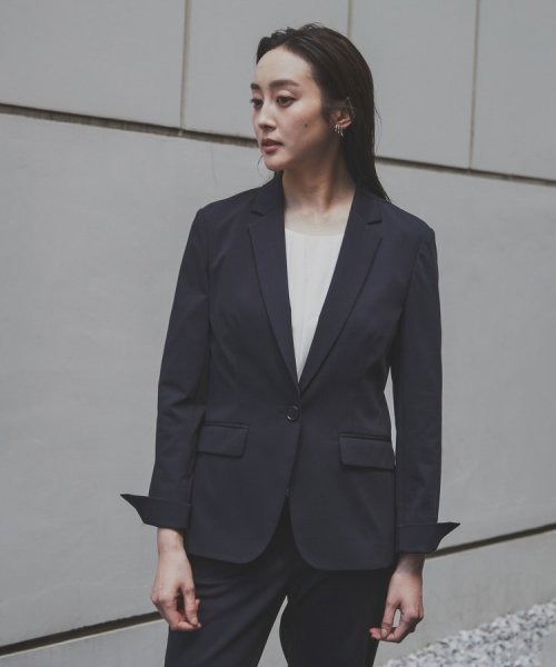 セール】 アンタイトル(UNTITLED) |【接触冷感＆UV機能性スーツ/背抜き  