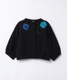 LANVIN COLLECTION(ランバンコレクション（レディス）)/ノーカラージャケット/ブラック