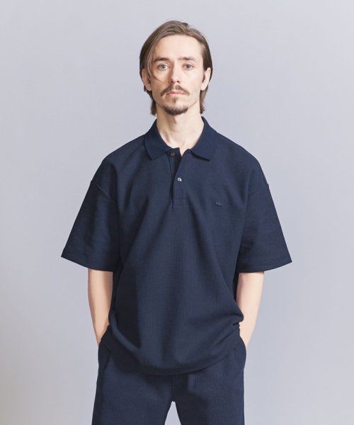 BEAUTY&YOUTH UNITED ARROWS(ビューティーアンドユース　ユナイテッドアローズ)/＜LACOSTE for BEAUTY&YOUTH＞ 1トーン ポロシャツ/NAVY
