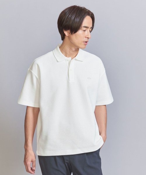 BEAUTY&YOUTH UNITED ARROWS(ビューティーアンドユース　ユナイテッドアローズ)/＜LACOSTE for BEAUTY&YOUTH＞ 1トーン ポロシャツ/OFFWHITE
