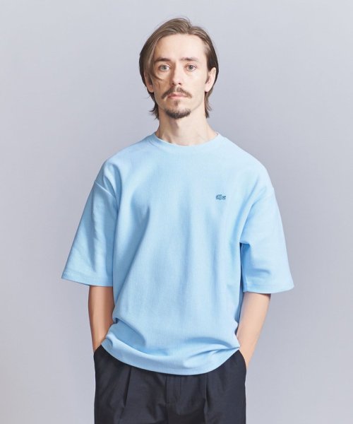 BEAUTY&YOUTH UNITED ARROWS(ビューティーアンドユース　ユナイテッドアローズ)/＜LACOSTE for BEAUTY&YOUTH＞ 1トーン ショートスリーブ Tシャツ/LT.BLUE