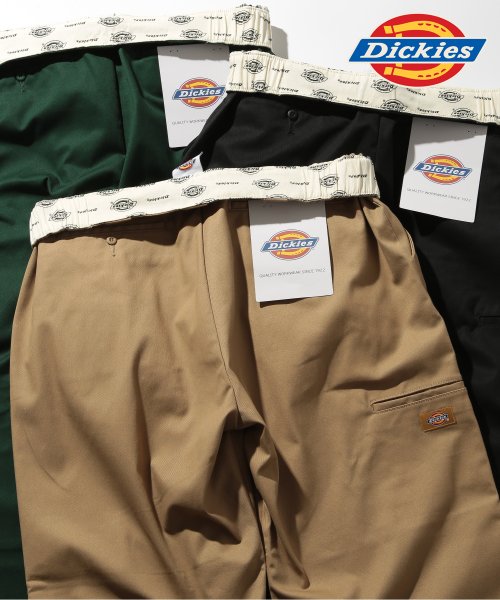 Dickies(Dickies)/【Dickies / ディッキーズ】ストレッチツイル ダブルニーイージーパンツ ユニセックス ロゴ ワークパンツ 3178－4231/ベージュ