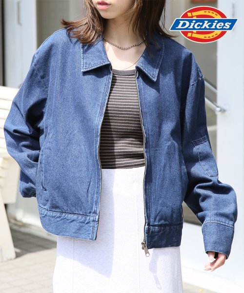 Dickies(Dickies)/【Dickies / ディッキーズ】アウター ジャケット ブルゾン フルジップ　ワイドシルエット ステンカラー 3187－6310/ネイビー