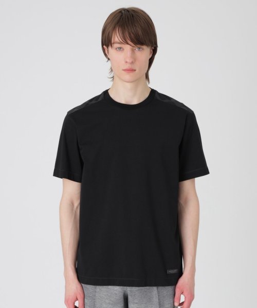 BLACK LABEL CRESTBRIDGE(BLACK LABEL CRESTBRIDGE)/テックジャージードレスTシャツ/ブラック
