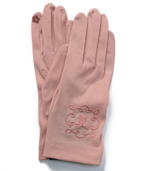 LANVINCOLLECTION（GLOVE)(ランバンコレクション（手袋）)/UVグローブ/L.PINK