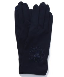 LANVINCOLLECTION（GLOVE)(ランバンコレクション（手袋）)/UVグローブ/NAVY