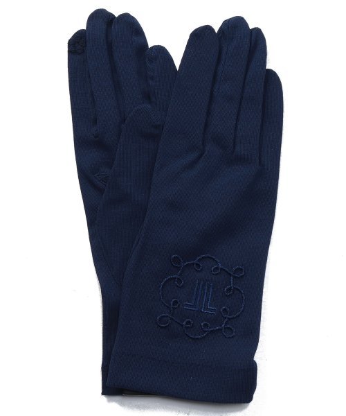 LANVINCOLLECTION（GLOVE)(ランバンコレクション（手袋）)/UVグローブ/BLUE