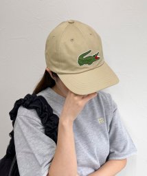 fredy emue(フレディエミュ)/【LACOSTE/ラコステ 】 クロコ刺しゅうキャップ/ベージュ